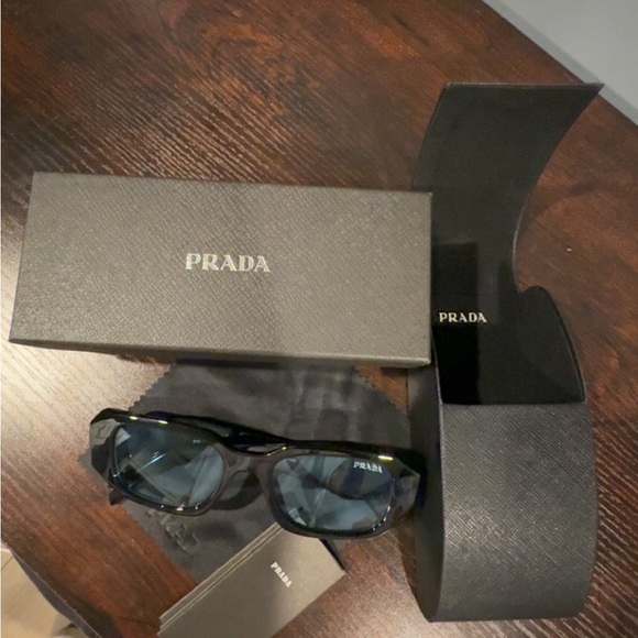 Prada Elegant Black Eyewear - Picture 1 of 4